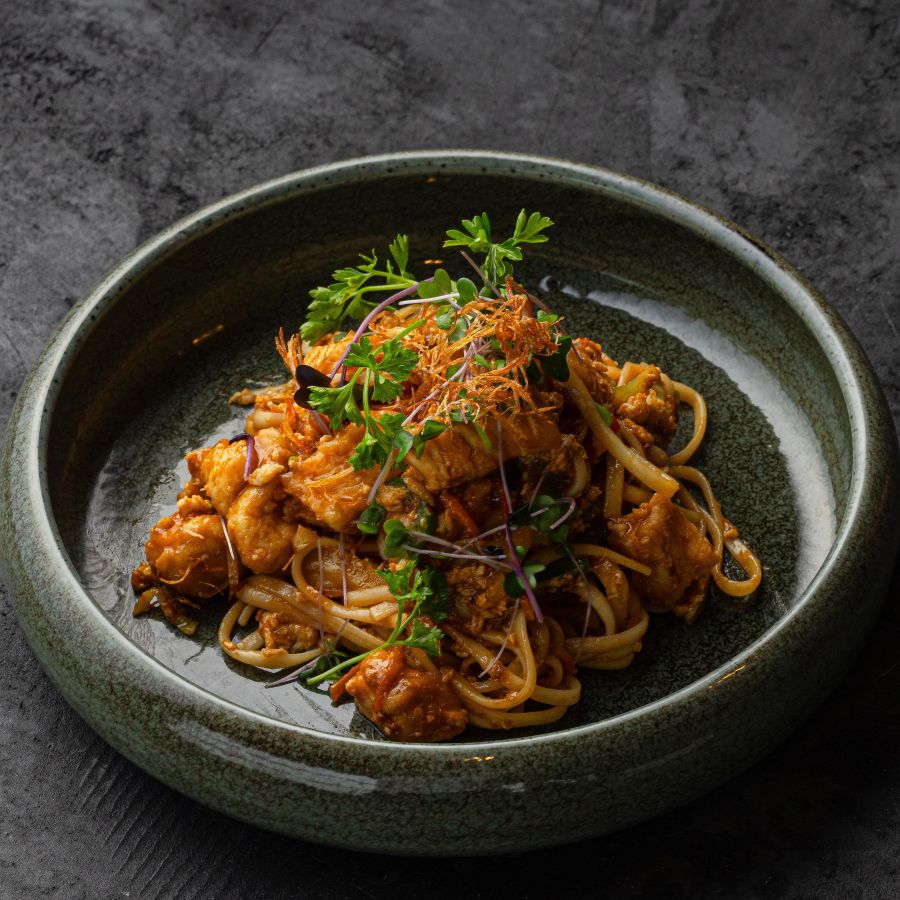 "ЧАУ МЕЙН" ЯИЧНАЯ ЛАПША С КУРИЦЕЙ
